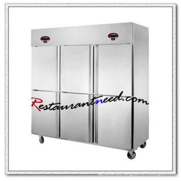 R130 6 Portas De Refrigeração Estática De Temperatura Dupla / Fancooling Congelador De Cozinha E Geladeira